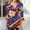 Tops-294Navy, variant on Gamivast Blouses for Women Star Stripe Print V Neck 3/4 Bell Sleeve Loose Fit Boho Tops Casual Tops Going out Vacation Holiday Party Wear outfits Wear