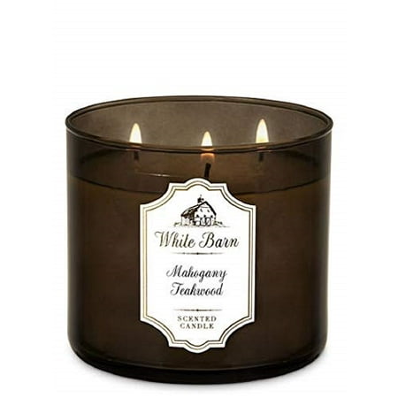 bath & body works, white barn 3-wick candle, mahogany (Best Smelling Bath And Body Works Candles)