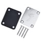 thumbnail image 2 of Placa de cuello de guitarra eléctrica con tornillos de montaje Placa de cuello de guitarra (Plata) Tmvgtek Para Estrenar, 2 of 4
