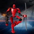 thumbnail image 6 of Action Figure, Combat Robot 13 Joint Movable Action Figuretoy, Mechanical Heavenly Weapon Versatile Shaped Doll, Perfect for Collectors and Desktop Decor, 6 of 7