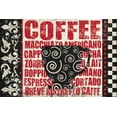 thumbnail image 2 of Hogan, Melody 24x17 Black Ornate Wood Framed with Double Matting Museum Art Print Titled - Caffeinated Expressions 1, 2 of 4