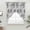 Brown, variant on Spring Floral Swag Curtains for Kitchen/Bedroom/Living Room, Retro Country Flowers Leaves Botanical Gray Scalloped Curtains 63 Inch Long, Window Swag Topper Curtains Valances 2 Panels Set 36"x63"
