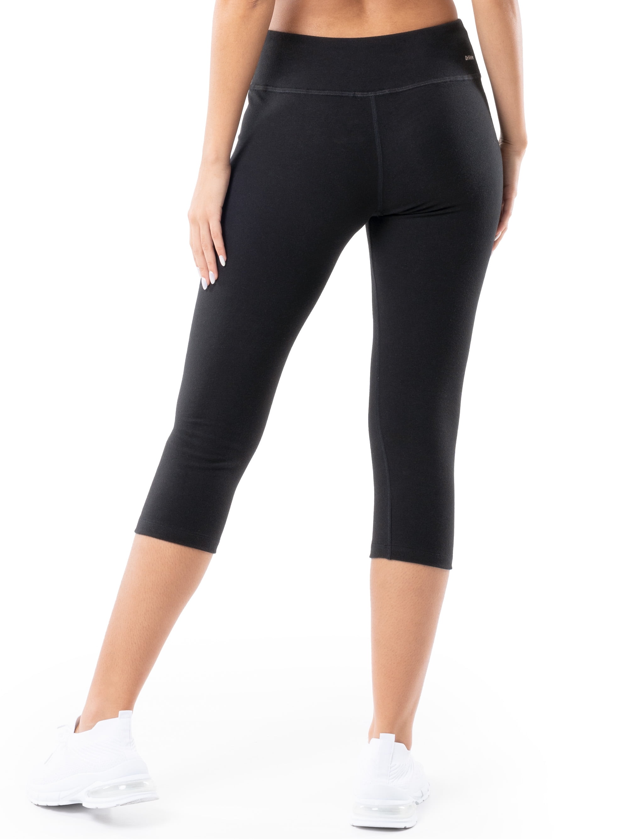 Athletic Works Women's and Women's Plus Active Dri-Works Capri Leggings,  Sizes S-5X 