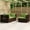 Brown and green, variant on vidaXL 3 Piece Patio Lounge Set with Cushions Brown Poly Rattan