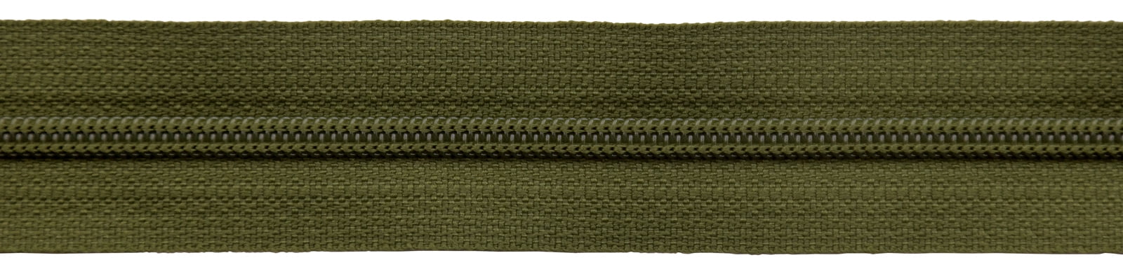 YKK® #3 Lightweight Closed-End Zipper, 7 Inch Length, Kentucky Olive Green 888 (100 Pack)