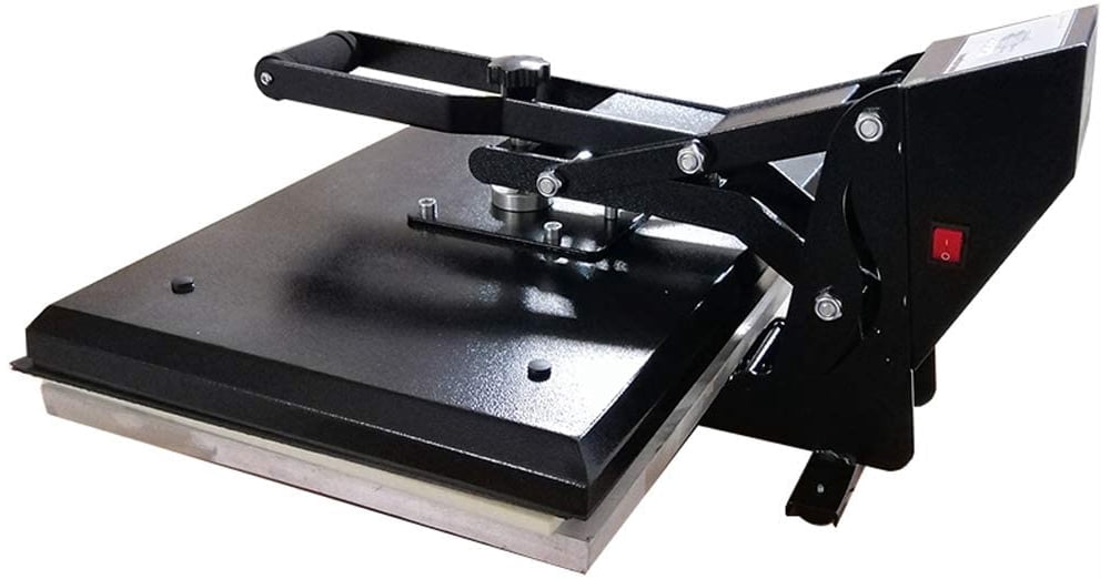 INTSUPERMAI Manual Sublimation Heat Press Machine 16x24 Inch Industrial Clamshell Flat Heat Press Machine