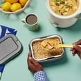 thumbnail image 4 of 28-Ounce Mini Electric Heated Lunch Box, Portable Food Warmer, Perfect for Travel, Car, On-the-Go, Keeps Food Warm, Spill-Free, Dishwasher-Safe, Ideal Gift for Men and Women, Gray, 4 of 7
