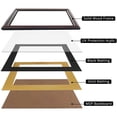 thumbnail image 3 of GraduationMall Certificate Documents Diploma Frame Cherry Real Wood with Black Mat 8.5 x 11 /11 x 14, 3 of 6