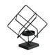 thumbnail image 3 of Candelabro de vela de té, soporte para velas de té, candelabro de metal, soporte para velas para decoración, escritorio, hogar, fiesta, festival Cuadrado negro, 3 of 10