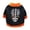 Black, variant on Leeye Halloween Pet Funny Fish Bone T-Shirt, Black Orange Dog Cat Top with Skeleton Fish Design for Large Pets Party, Black, Size L, 0.14 lb