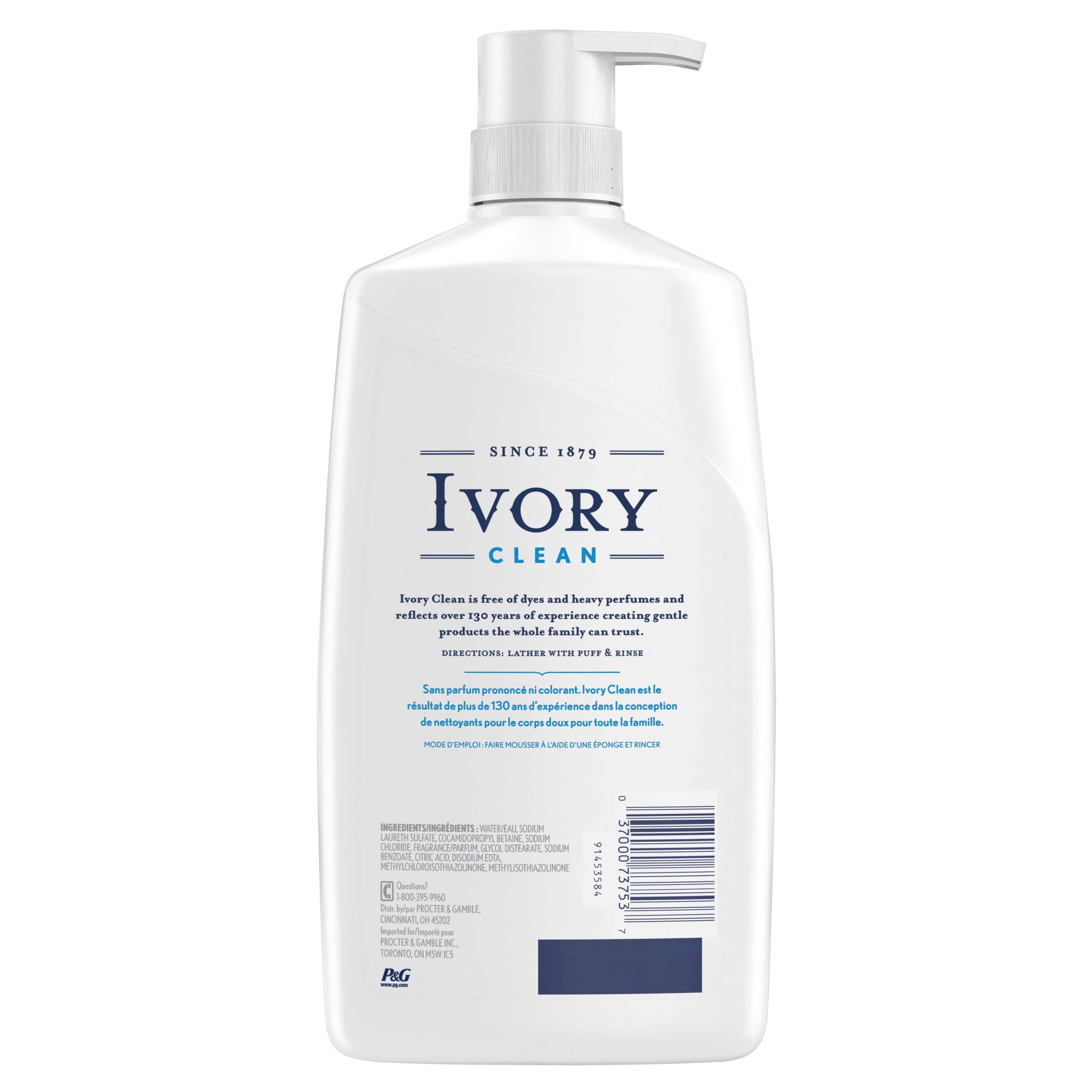 Ivory Clean Original Body Wash 30 oz