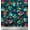 Dark Teal Blue, variant on Soimoi Silk Fabric Floral & Cute Animals Cartoon Decor Fabric Printed Yard 42 Inch Wide