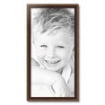 thumbnail image 2 of ArtToFrames 14x28 inch Contrast Walnut Picture Frame, Brown Wood Poster Frame (4932), 2 of 7