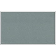 Ghent's Vinyl 3' x 4' Bulletin Board with Aluminum Frame in Stone