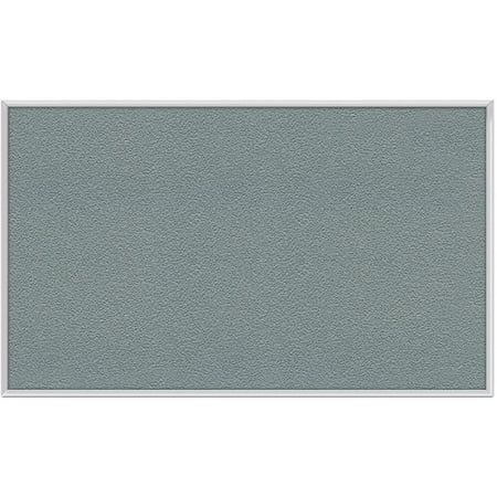 Ghent's Vinyl 18" x 24" Bulletin Board with Aluminum Frame in Stone