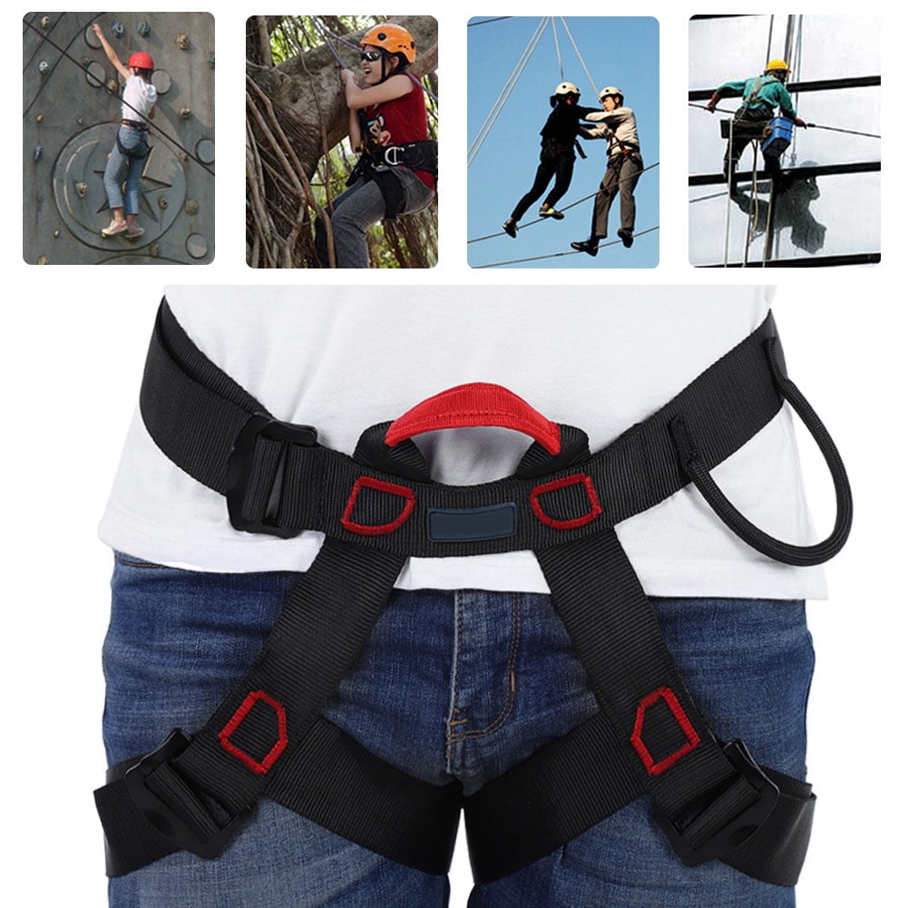 Harnais D'escalade Ceinture Demi-corps Robuste, Réglable, Charge 300 Kg, Pour Grimpe, Travaux En Hauteur, Rappel