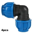 thumbnail image 3 of Strong Pressure Resistance Small Water  Resistance Pipe Connection, PE Plastic Elbow Connector, For Reduce The Pressure Loss Home Use, Hotel Use, 3 of 8