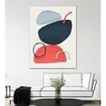 thumbnail image 2 of Giant Art 72x54 Abstract XIV Fine Art Giant Canvas Print in Red, 2 of 3