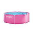 thumbnail image 1 of Intex 8Ft X 30In Pink Metal Frame Pool, Age: 6+, 1 of 7
