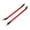 Red, variant on Universal Polished Adjustable Front Bumper Lip Splitter Support Strut Rod Tie Pair Easy to Use 150mm