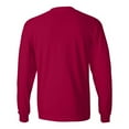 thumbnail image 4 of Hanes Men's Long Sleeve Beefy-T Shirt | Assorted Crewneck, Casual Long T-Shirt - Mix Color 6 Pack XL Size Tee, 100% Cotton, 4 of 5
