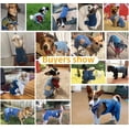 thumbnail image 3 of Camisas para perros, ropa, overoles de mezclilla, jeans para mascotas, monos, chaquetas de mezclilla para cachorros, disfraces, pantalones azules cómodos de moda para perros pequeños,, 3 of 7