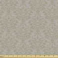 thumbnail image 1 of Taupe Sofa Upholstery Fabric by the Yard, Italian Style Rich Flower Motifs Vintage Antique Effects Ornamental Swirls Dots, Decorative Fabric for DIY Home Accents, 10 Yards, Tan by Ambesonne, 1 of 4