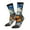 2 Black-1, variant on Dog Guitar Starry Night Pattern Sport Socks for Women and Men Crew Socks Sporty Calf Socks Casual Socks