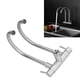 thumbnail image 4 of Basin Tap, Double Nozzle G1/4 Thread Stainless Steel Faucet  For Home For Bathroom For Kitchen ANGGREK Sink Faucet, 4 of 8
