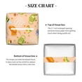 thumbnail image 5 of Rateoe Scandinavian Style Hygge Pattern Tissue Box Cover, Modern Square Decorative Leather Facial Paper Case Organizer Holder Dispenser 5X5X5'', 5 of 8