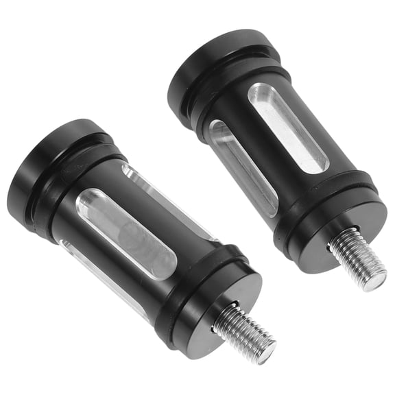 HEANUJJ 2Pcs Motorcycle Shifter Lever Black Steel Foot Pegs Compatible with Harley Models