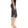 thumbnail image 3 of Women's Butt Lift Super Comfy Stretch Denim Capri Jeans, 3 of 6