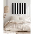 thumbnail image 3 of Black Striped Wall Art for Living Room,Canvas Picture Wall Decor for Bathroom Bedroom,Modern Farmhouse Black and White Stripes Painting Artwork for Office Kitchen Hallway Dining Room Decor 20"x24", 3 of 8