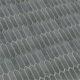 thumbnail image 5 of Windey 10.9" x 11.3" Hexagon Laminated Glass Mosaic Wall Tile in Black, 5 of 9