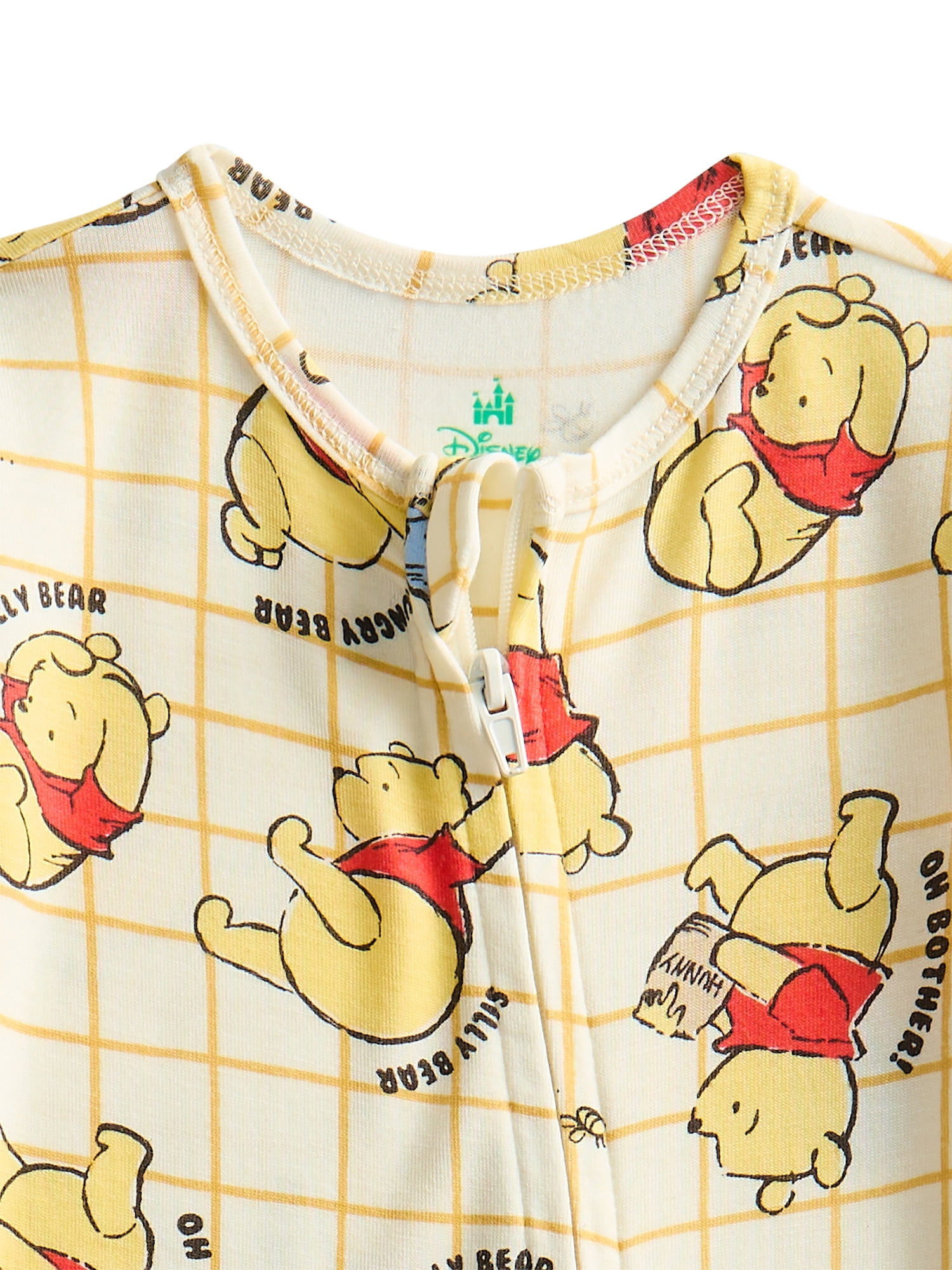 Character Baby Boys or Girls Cozy and Comfortable Viscose Two-Way Zip Footed Sleep 'N Play One-Piece Pajamas, Sizes 0M–6/9M