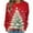 Christmas Sweatshirts-A62 Multicolor, variant on Xdegoge Christmas Sweatshirt for Women Long Sleeve Snowflake Printed Pullover Tops Crewneck Drop Shoulder Funny Shirts 2025 Winter Festiva Casual T-Shirts Family Party Fashion Blouse