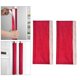 thumbnail image 1 of 2 piezas de protección para manija de puerta de refrigerador, electrodomésticos de cocina, guantes, refrigerador, microondas, horno, lavavajillas, pro rojo BLESIY cubierta de la manija del refrigerador, 1 of 8