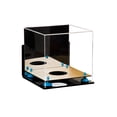 thumbnail image 2 of Deluxe Acrylic Full Size Basketball Wall Mount Display Case with Mirror, Blue Risers and Wood Floor (A001-BLR), 2 of 7