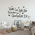 thumbnail image 2 of Twinkle Twinkle Little Star Do You Know How Loved You Are - Baby Room Vinyl Wall Art Sticker Wall Decal Decoration For Home Room Kids Room Nursery Room Girls Boys Décor Design Size (10x10 inch), 2 of 3