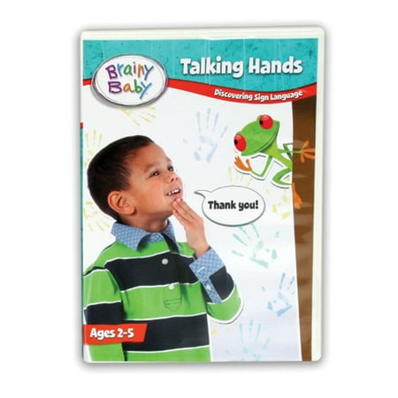 Brainy Baby Teach Your Child Sign Language Talking Hands Discovering Sign Language Deluxe Edition (Best Way To Teach Baby To Talk)
