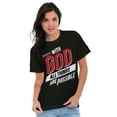 thumbnail image 5 of With God All Things Are Possible Men's Graphic T Shirt Tees Brisco Brands S, 5 of 6