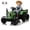 Emerald, variant on 24V 400W Kids Ride On Tractor with Trailer, 3‑Speed Adjustable Electric Vehicle Parent Remote Control Bluetooth MP3 LED Lights Blue