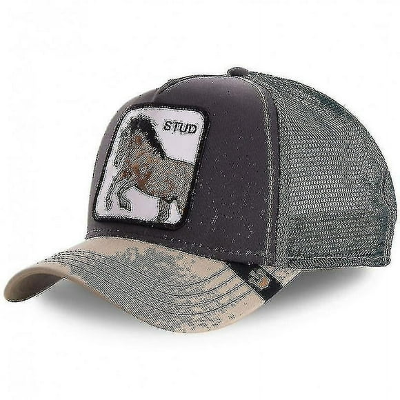 Goorin Bros. Trucker Hat Men - Mesh Baseball Snapback Cap - The FarmLeaping Horse STUD