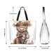thumbnail image 5 of Balery C Bolsa Tote Estilo Estético con Cremalleras, Bolsa de Hombro, Bolsa de Compras Grande y Plegable, 5 of 8