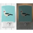 thumbnail image 2 of Caroline's Treasures BB8038CNL Muscovy Duck Blue Check Ceramic Night Light, 6x4x3", multicolor, 2 of 2