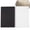 Black White, variant on STONEGO Soft Cover Spiral Notebook with Natural Environmentally Friendly Blank Pages - Unlined Sketch Book Pad, Notepad with Durable Kraft Paper Cover for Creative Drawing, Writing, and Note-taking