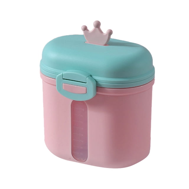 Contenedor portátil para fórmula de leche en polvo, para viajes, guarderías y actividades al aire libre.