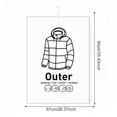 thumbnail image 1 of Hanging Vacuum Bags Space Saving Clothes Compression Storage Bag Reusable Empty Pump Bags Clothes Wardrobe Quilt Vacuum Pack, 1 of 5