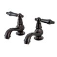 thumbnail image 1 of Kingston Brass Ks1105Pkl - Grifo Para Lavabo Con Mango En Cruz, Bronce Aceitado, 1 of 1