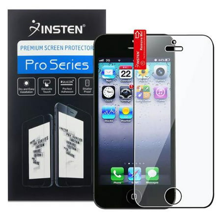 Insten Screen Protector for iPhone SE / iPhone 5C / iPhone 5 / iPhone 5S Film Guard Clear Transparent LCD Front for Apple iPhone 5th (Best Place To Fix Iphone 5 Screen)